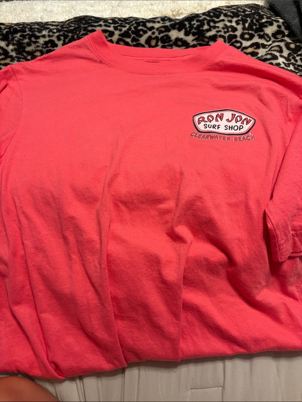 Ron Jon Coral Pink Logo Tee